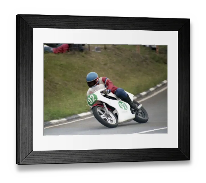 Framed Print : Paul Black (Yamaha) 1985 Junior TT Framed Print : Paul Black (Yamaha) 1985 Junior TT