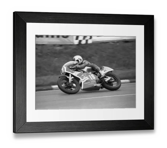 Framed Print : Graham Cannell (Yamaha) 1985 Junior TT Framed Print : Graham Cannell (Yamaha) 1985 Junior TT