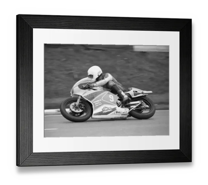 Framed Print : Johnny Rea (EMC Rotax) 1985 Junior TT