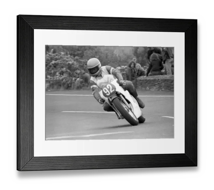 Framed Print : Paul Black (Yamaha) 1985 Junior TT Framed Print : Paul Black (Yamaha) 1985 Junior TT