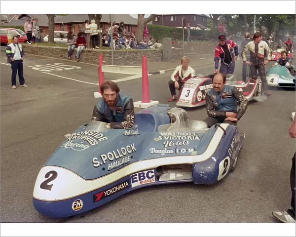 Lowry Burton & Pat Cushnahan (Yamaha) 1987 Sidecar TT