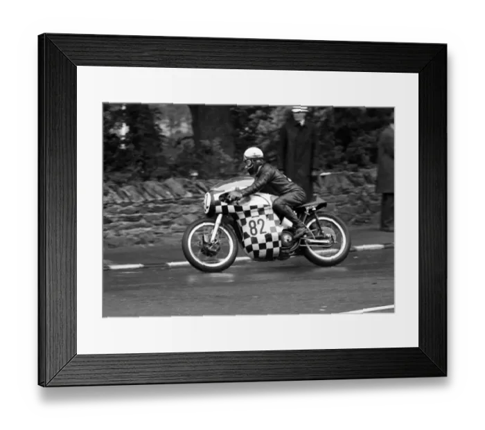 Framed Print : Malcolm McGarrity (Norton) 1965 Senior Manx Grand Prix Framed Print : Malcolm McGarrity (Norton) 1965 Senior Manx Grand Prix