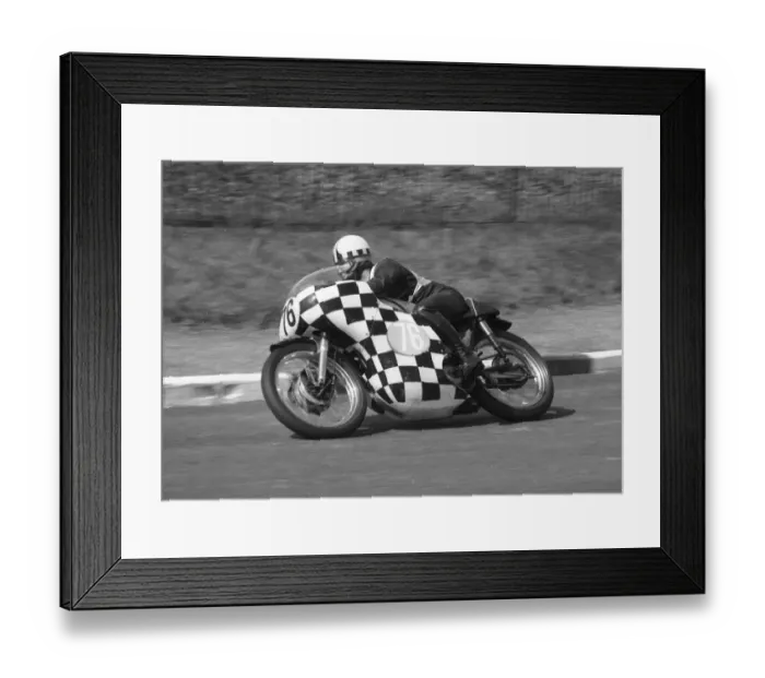 Framed Print : Malcolm McGarrity (Norton) 1963 Junior Manx Grand Prix Framed Print : Malcolm McGarrity (Norton) 1963 Junior Manx Grand Prix