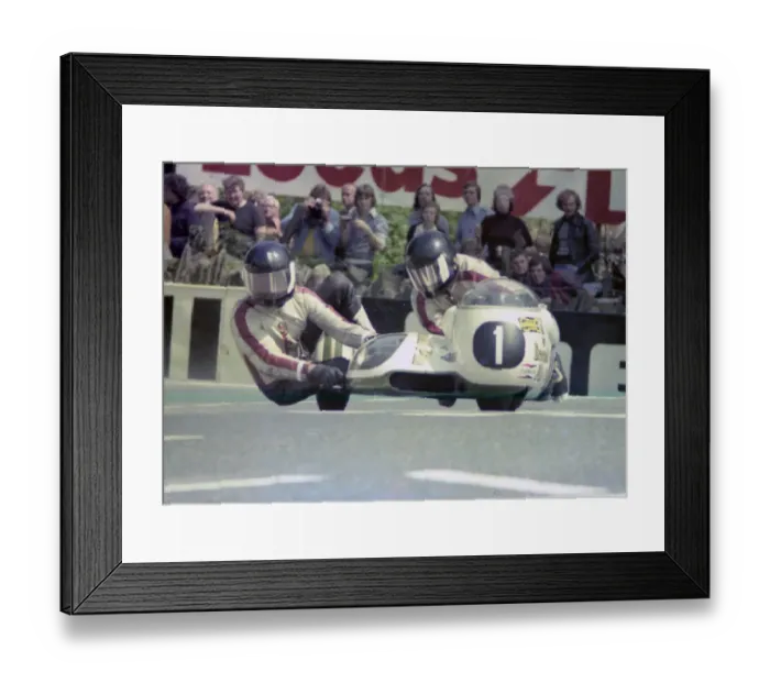Framed Print : Rolf Steinhausen & Josef Huber (Busch Konig) 1976 500 Sidecar TT Framed Print : Rolf Steinhausen & Josef Huber (Busch Konig) 1976 500 Sidecar TT