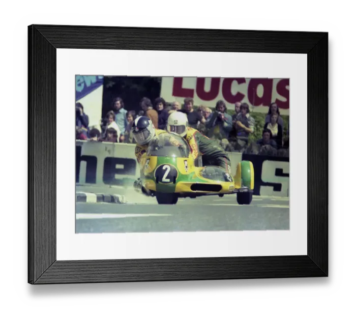 Framed Print : George O Dell & Alan Gosling (May Yamaha) 1976 500 Sidecar TT Framed Print : George O Dell & Alan Gosling (May Yamaha) 1976 500 Sidecar TT
