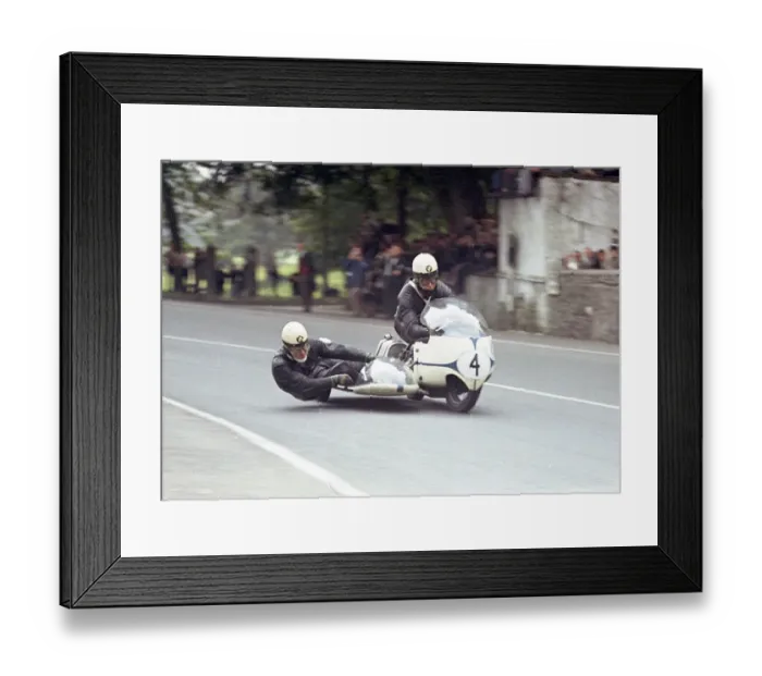 Framed Print : Max Deubel & Emil Horner (BMW) 1966 Sidecar TT Framed Print : Max Deubel & Emil Horner (BMW) 1966 Sidecar TT