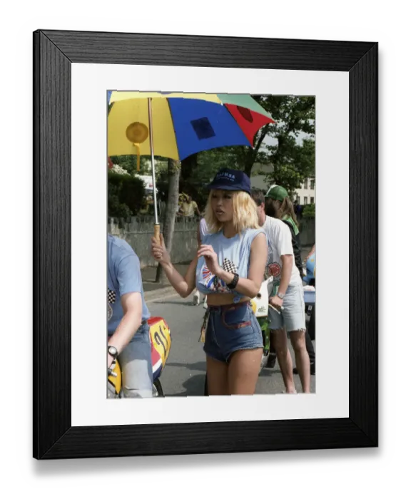 Framed Print : Grant Goodings Brolly Dolly 1992 Supersport 600 TT Framed Print : Grant Goodings Brolly Dolly 1992 Supersport 600 TT