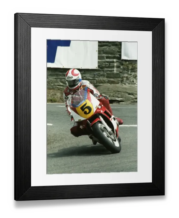 Framed Print : Brian Reid (Yamaha) 1992 Supersport 600 TT Framed Print : Brian Reid (Yamaha) 1992 Supersport 600 TT