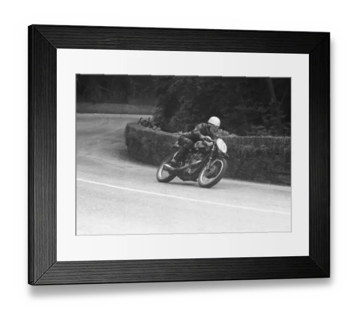 Framed Print : Norman Price (Velocette) 1956 Junior Manx Grand Prix Framed Print : Norman Price (Velocette) 1956 Junior Manx Grand Prix