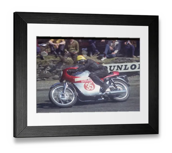 Framed Print : Adrian Cooper (Suzuki) 1969 Production TT Framed Print : Adrian Cooper (Suzuki) 1969 Production TT