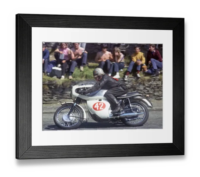 Framed Print : Brian Warburton (Triumph) 1969 Production TT Framed Print : Brian Warburton (Triumph) 1969 Production TT
