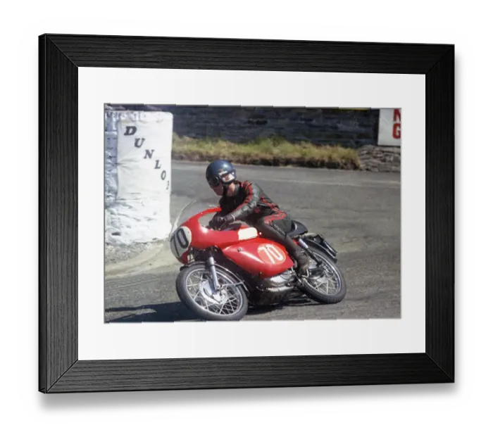 Framed Print : Chas Mortimer (Ducati) 1969 Production TT Framed Print : Chas Mortimer (Ducati) 1969 Production TT