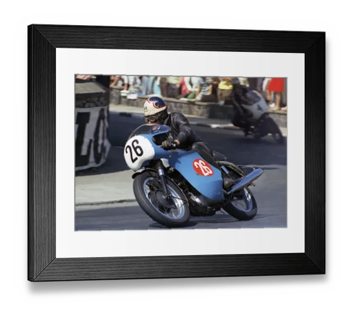 Framed Print : Tony Jefferies (Triumph) 1969 Production TT Framed Print : Tony Jefferies (Triumph) 1969 Production TT