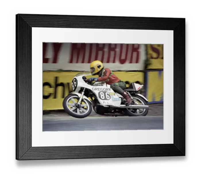 Framed Print : Chris Gregory (Yamaha) 1978 Formula Three TT Framed Print : Chris Gregory (Yamaha) 1978 Formula Three TT