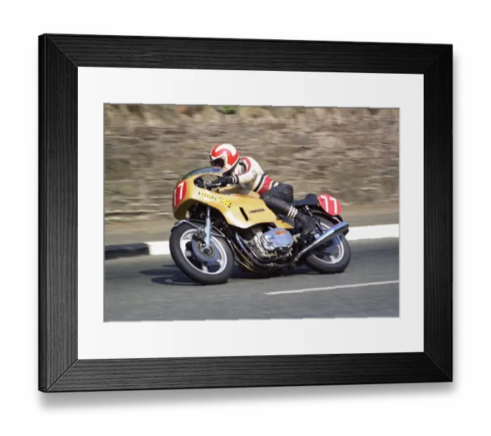 Framed Print : Pete Davies (Laverda) 1978 Formula One TT Framed Print : Pete Davies (Laverda) 1978 Formula One TT