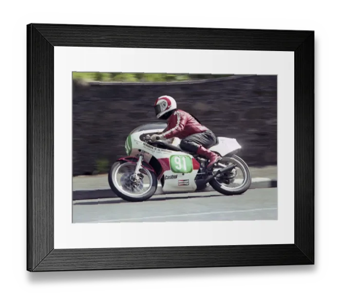 Framed Print : Derek Filler (Yamaha) 1979 Junior TT Framed Print : Derek Filler (Yamaha) 1979 Junior TT