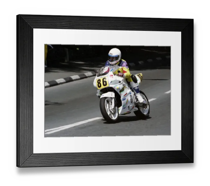 Framed Print : Siegfried Scherm (Honda) 1994 Supersport 600 TT Framed Print : Siegfried Scherm (Honda) 1994 Supersport 600 TT
