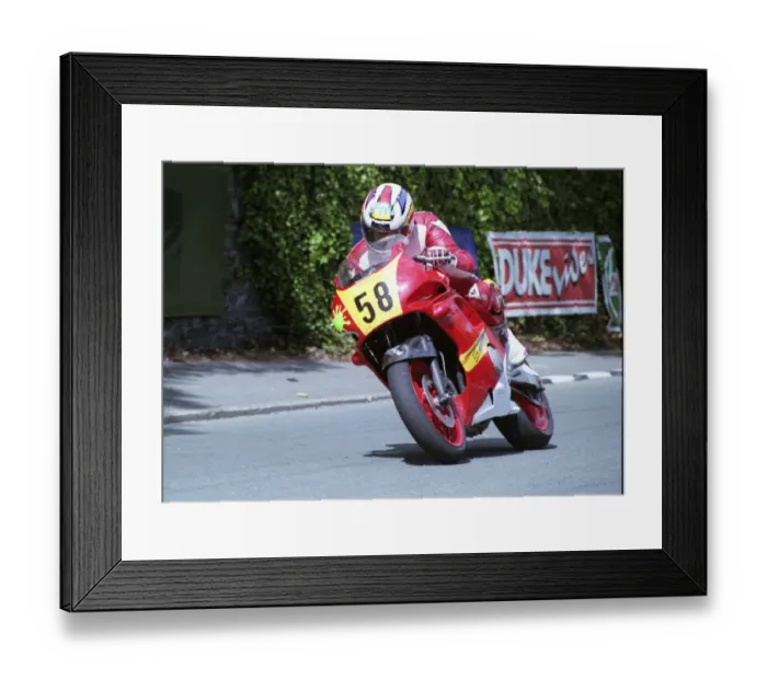 Framed Print : Karl Heinz Veilgut (Honda) 1994 Supersport TT Framed Print : Karl Heinz Veilgut (Honda) 1994 Supersport TT
