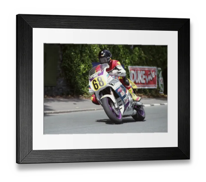 Framed Print : Russell Josiah (Yamaha) 1994 Supersport TT Framed Print : Russell Josiah (Yamaha) 1994 Supersport TT