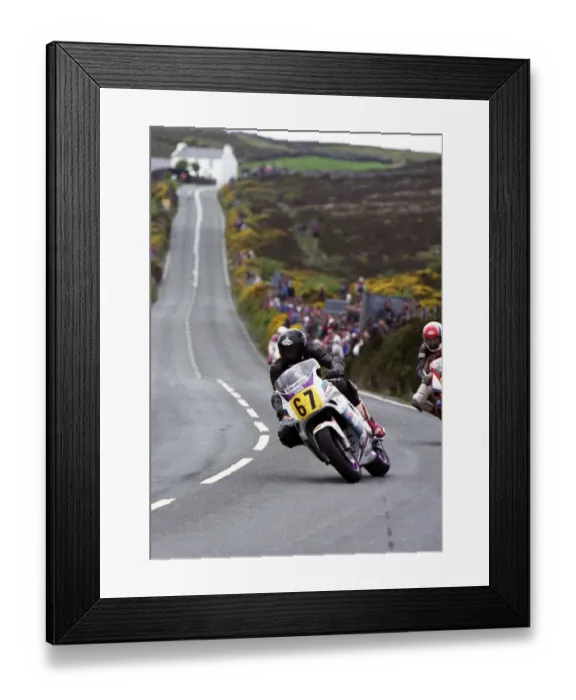 Framed Print : Doug Bell (Yamaha) 1994 Supersport TT Framed Print : Doug Bell (Yamaha) 1994 Supersport TT