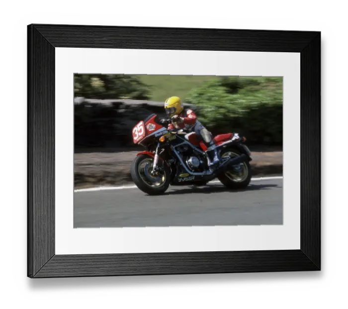 Framed Print : Joey Dunlop (Honda) 1984 Production TT Framed Print : Joey Dunlop (Honda) 1984 Production TT