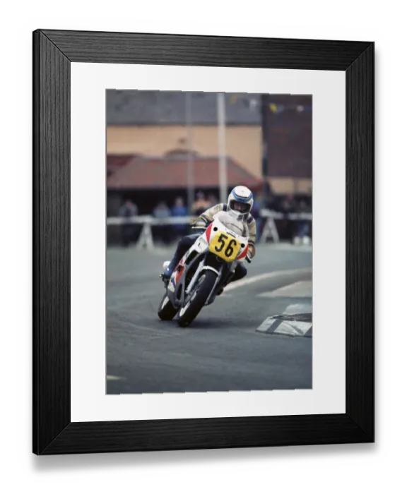 Framed Print : Ken Murray (Yamaha) 1990 Supersport 600 TT