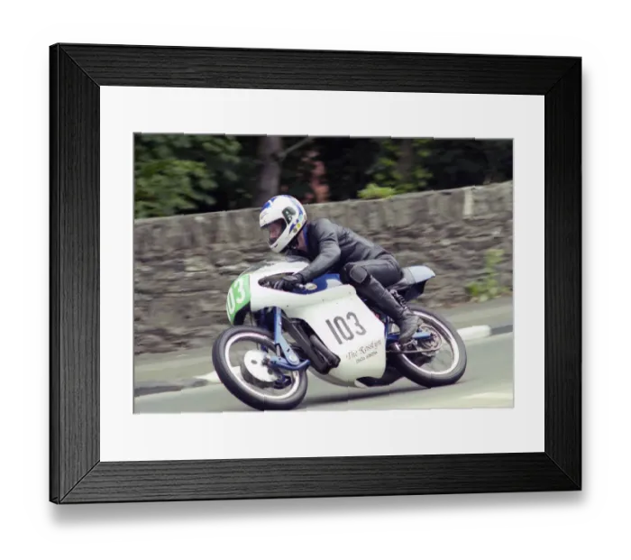 Framed Print : Ted Edwards (Greeves) 1999 Lightweight Classic Manx Grand Prix Framed Print : Ted Edwards (Greeves) 1999 Lightweight Classic Manx Grand Prix