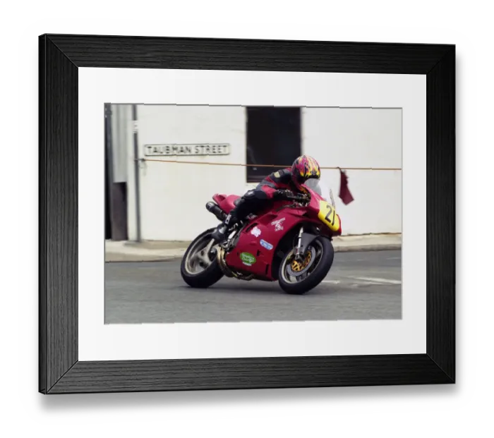 Framed Print : Trevor Williamson (Ducati) 1999 Newcomers Manx Grand Prix Framed Print : Trevor Williamson (Ducati) 1999 Newcomers Manx Grand Prix