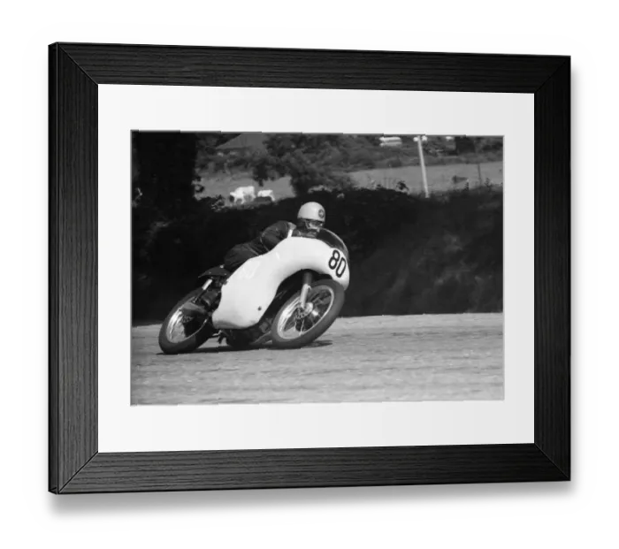 Framed Print : George Purvis (AJS) 1961 Junior TT Framed Print : George Purvis (AJS) 1961 Junior TT