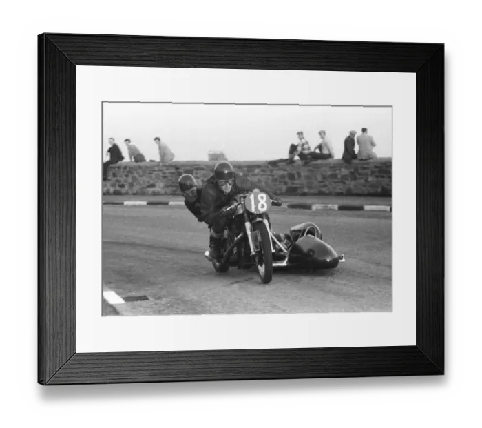 Framed Print : Gerald de Orfe & Danny Fynn (Norton) 1959 Sidecar TT Framed Print : Gerald de Orfe & Danny Fynn (Norton) 1959 Sidecar TT
