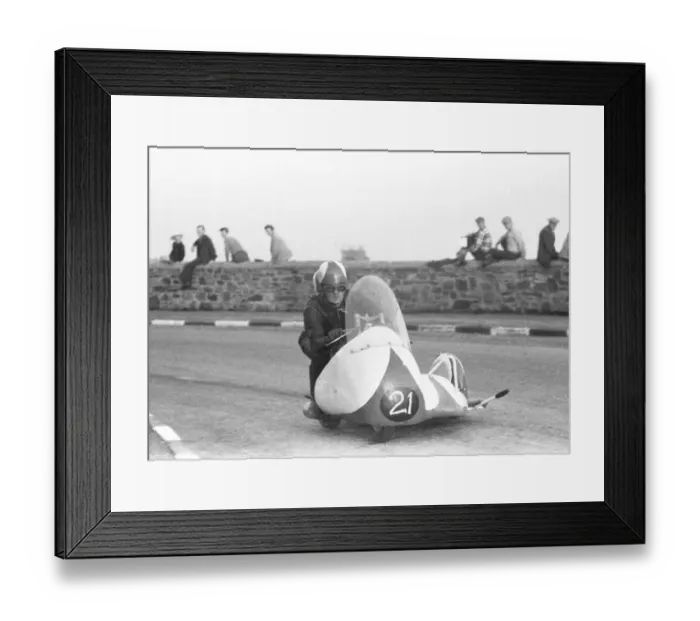 Framed Print : Stan Nightingale & E Sheldon (Norton) 1959 Sidecar TT Framed Print : Stan Nightingale & E Sheldon (Norton) 1959 Sidecar TT