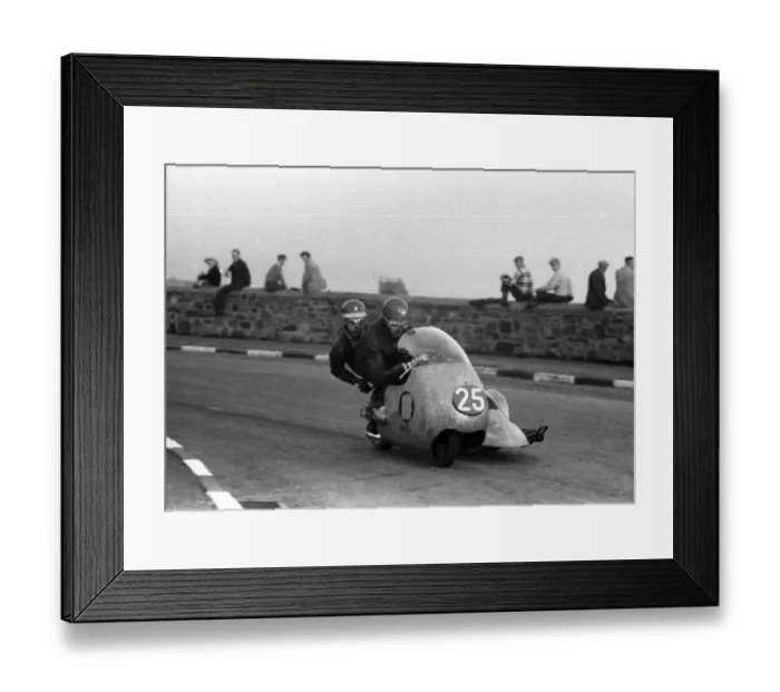 Framed Print : Fritz Scheidegger & Horst Burkhardt (BMW) 1959 Sidecar TT Framed Print : Fritz Scheidegger & Horst Burkhardt (BMW) 1959 Sidecar TT