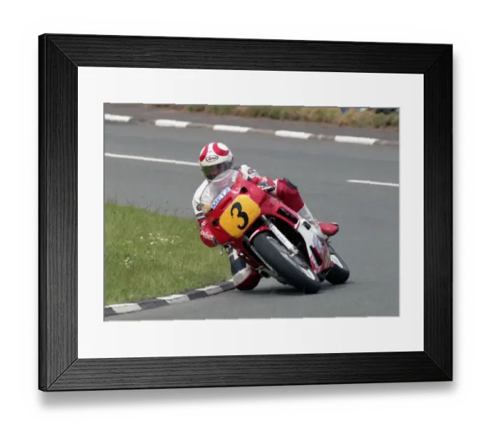 Framed Print : Brian Reid (Yamaha) 1990 Supersport 600 TT Framed Print : Brian Reid (Yamaha) 1990 Supersport 600 TT