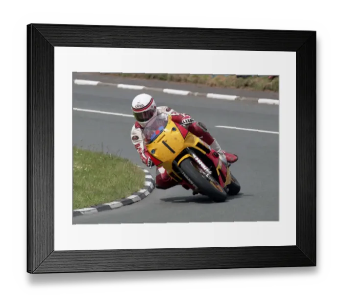 Framed Print : Geoff Johnson (Yamaha) 1990 Supersport 600 TT Framed Print : Geoff Johnson (Yamaha) 1990 Supersport 600 TT