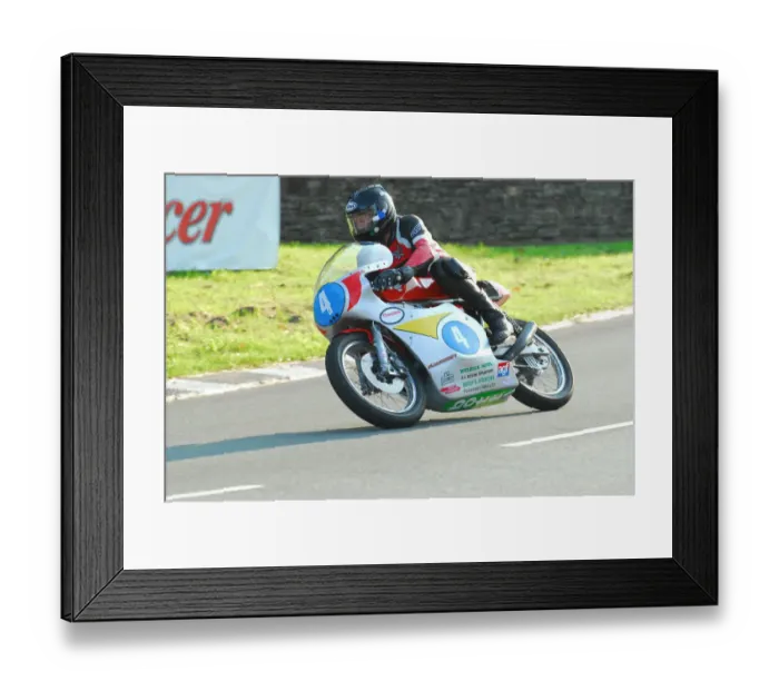 Framed Print : Alan Oversby (Honda) 2013 350 Classic TT Framed Print : Alan Oversby (Honda) 2013 350 Classic TT