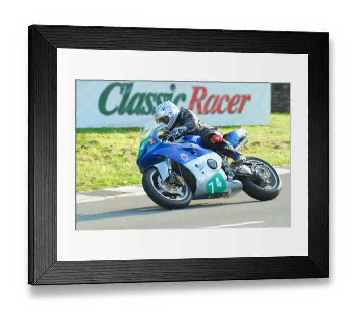 Framed Print : Dave Corlett (Kawasaki) 2013 Lightweight Manx Grand Prix Framed Print : Dave Corlett (Kawasaki) 2013 Lightweight Manx Grand Prix