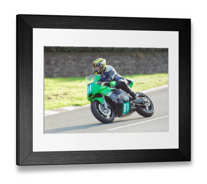 Framed Print : Ron Soar (Kawasaki) 2013 Lightweight Manx Grand Prix Framed Print : Ron Soar (Kawasaki) 2013 Lightweight Manx Grand Prix