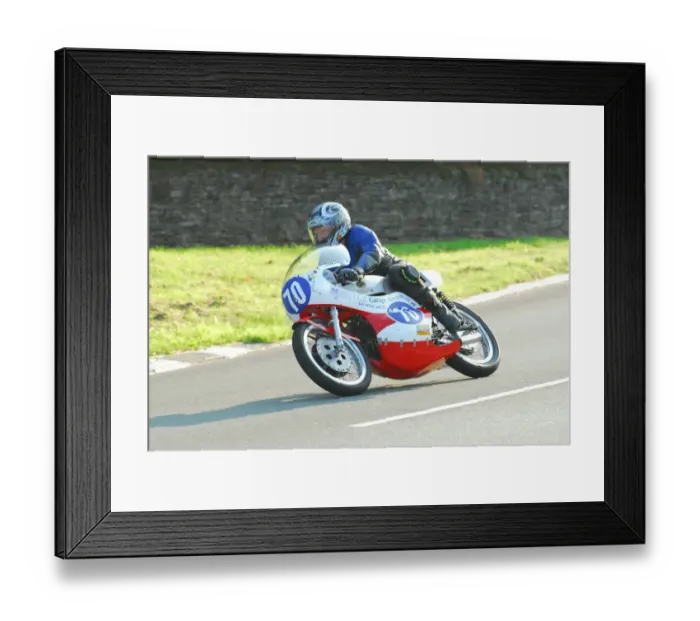 Framed Print : Dave Edwards (Yamaha) 2013 350 Classic TT Framed Print : Dave Edwards (Yamaha) 2013 350 Classic TT