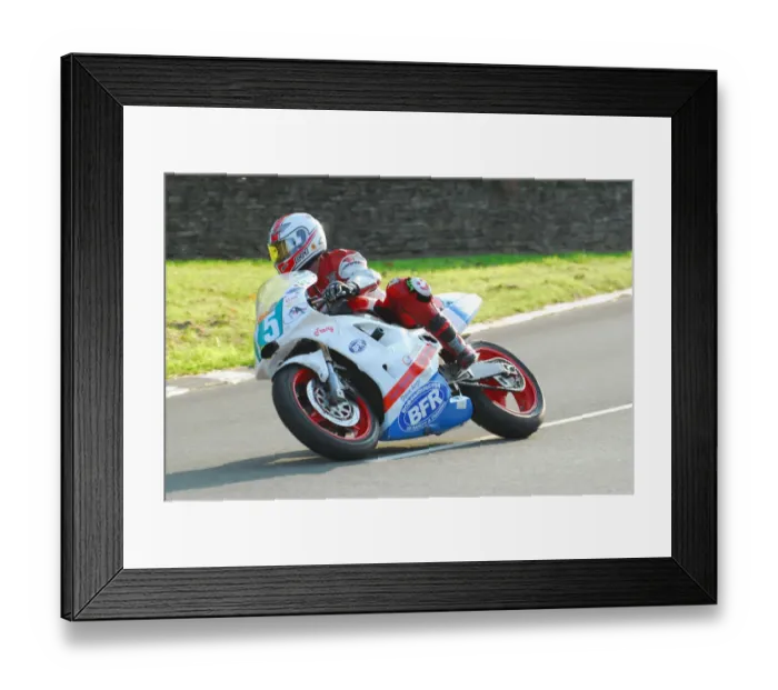Framed Print : Bob Farrington (Kawasaki) 2013 Lightweight Manx Grand Prix Framed Print : Bob Farrington (Kawasaki) 2013 Lightweight Manx Grand Prix