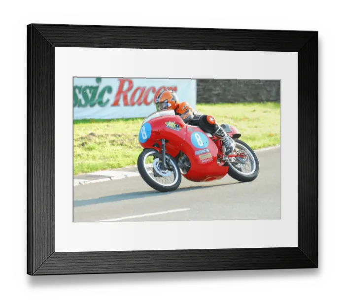 Framed Print : Roy Richardson (Aermacchi) 2013 350 Classic TT Framed Print : Roy Richardson (Aermacchi) 2013 350 Classic TT
