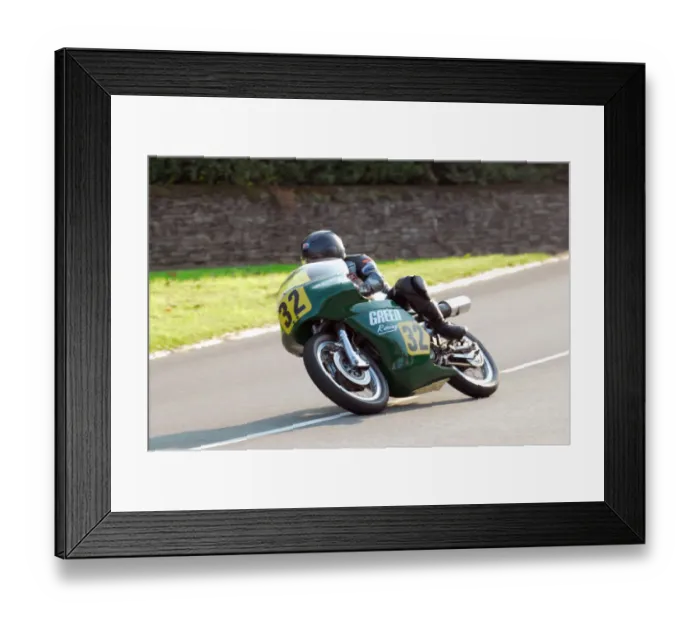 Framed Print : Bob Owen (Matchless) 2013 500 Classic TT Framed Print : Bob Owen (Matchless) 2013 500 Classic TT