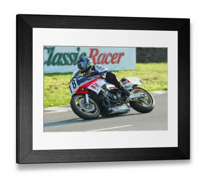 Framed Print : Mark Miller (Yamaha) 2013 Formula One Classic TT Framed Print : Mark Miller (Yamaha) 2013 Formula One Classic TT
