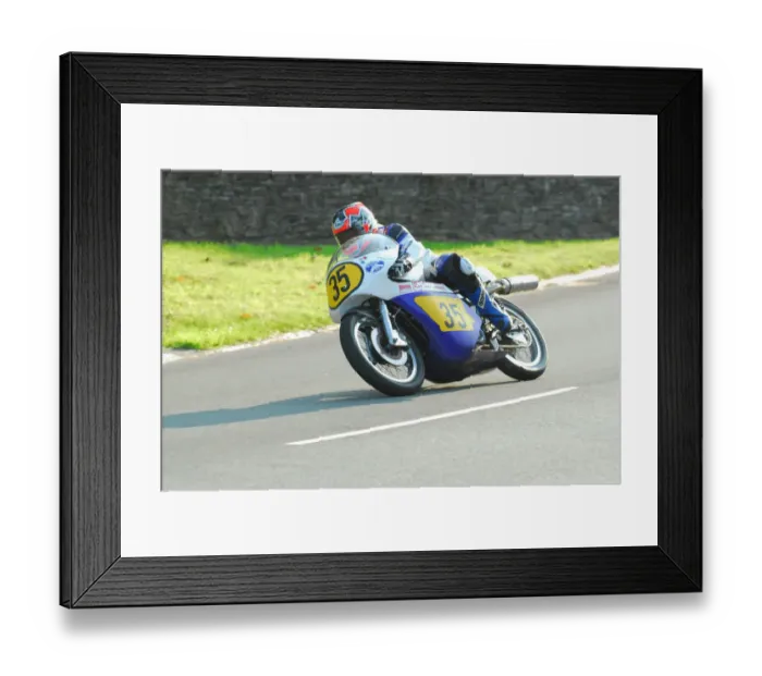Framed Print : Bruno Leroy (Vincent) 2013 500 Classic TT Framed Print : Bruno Leroy (Vincent) 2013 500 Classic TT