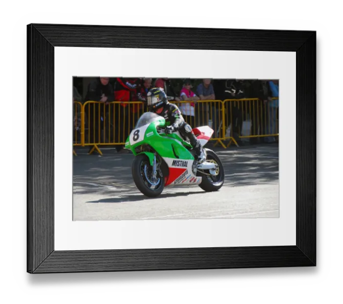 Framed Print : Steve Mercer (Kawasaki) 2014 Formula One Classic TT Framed Print : Steve Mercer (Kawasaki) 2014 Formula One Classic TT