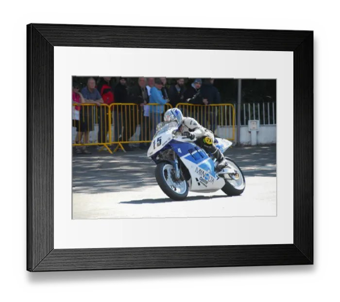 Framed Print : Gary Gittins (Suzuki) 2014 Formula One Classic TT Framed Print : Gary Gittins (Suzuki) 2014 Formula One Classic TT