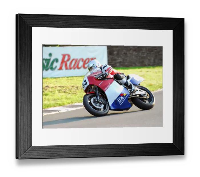 Framed Print : Graham English (Suzuki) 2013 Formula One Classic TT Framed Print : Graham English (Suzuki) 2013 Formula One Classic TT