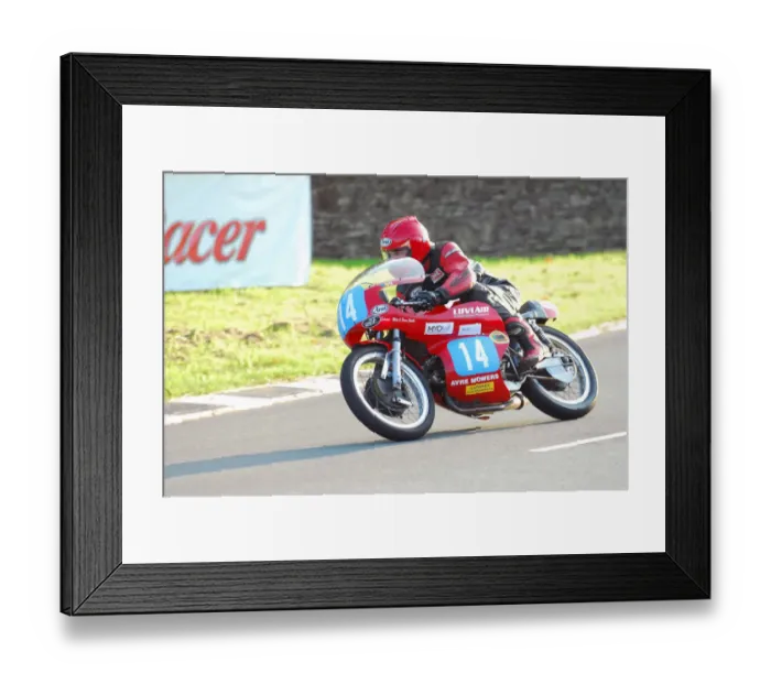 Framed Print : Allan Brew (Aermacchi) 2013 350 Classic TT Framed Print : Allan Brew (Aermacchi) 2013 350 Classic TT