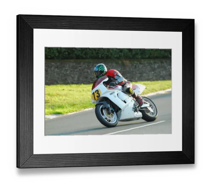 Framed Print : Paul Nolan (Yamaha) 2013 Senior Manx Grand Prix practice Framed Print : Paul Nolan (Yamaha) 2013 Senior Manx Grand Prix practice