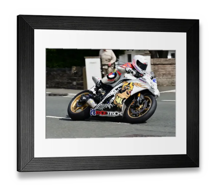 Framed Print : Kamil Holan (Yamaha) 2013 Junior Manx Grand Prix Framed Print : Kamil Holan (Yamaha) 2013 Junior Manx Grand Prix