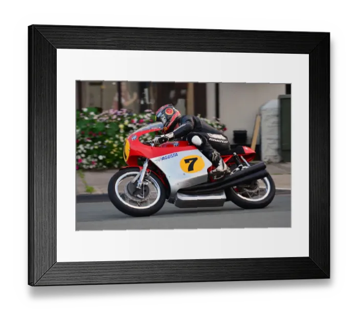 Framed Print : Gary Johnson (MV) 2013 500 Classic TT Framed Print : Gary Johnson (MV) 2013 500 Classic TT